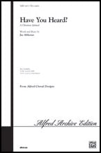 Have You Heard TTBB choral sheet music cover Thumbnail